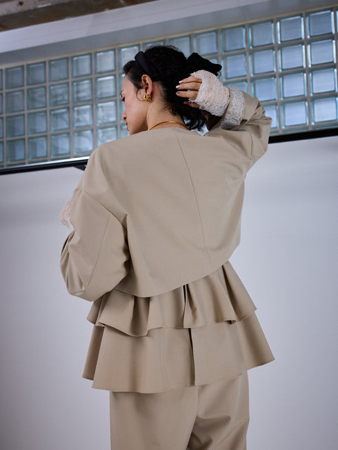 【 予約:12月中旬 】ペプラムコンビネゾン /M254-33044